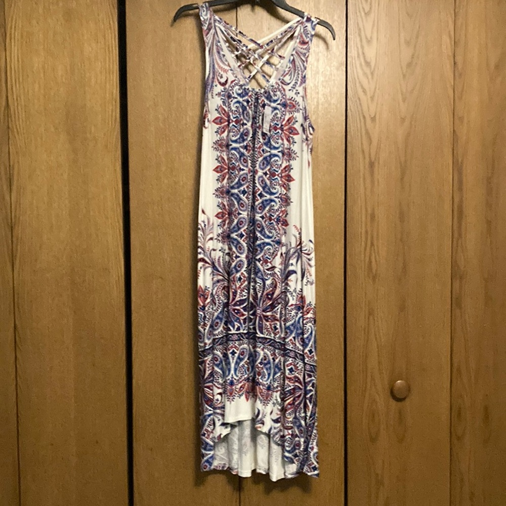 Perfect 4th of July Dress Christopher & Banks Medium